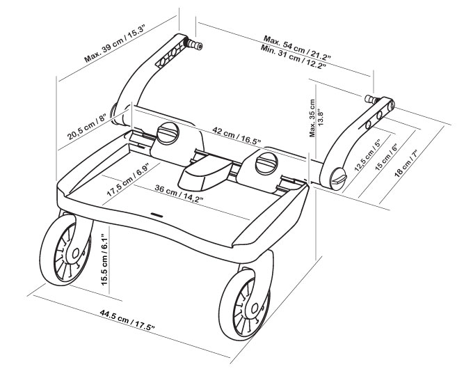 ������� Buggy Board-Maxi ���� Lascal