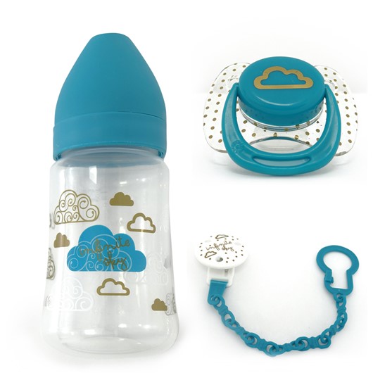 �� ����� + ���� + ����� ���� Feeding Bottle + Soother + Soother Clip Set   