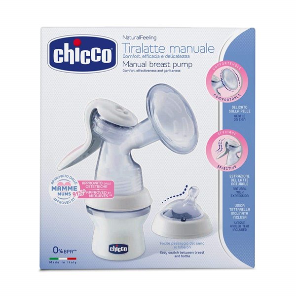 ����� ��� ����� ����� ������ - Natural feeling Manual Breast Pump �'��� Chicco