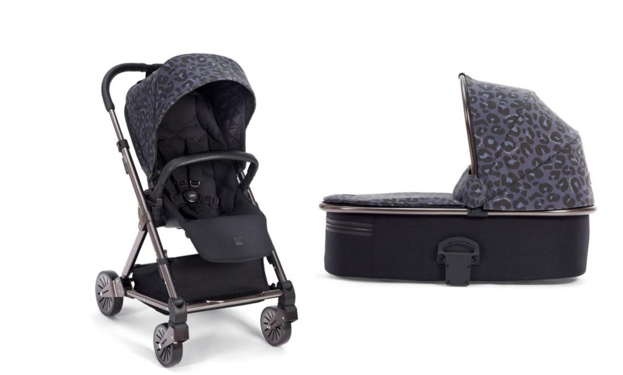 ���� Urbo 2 - ������ ����� Tiba + Marl Urbo� - Navy Blue & Leopard Print ���� MAMAS&PAPAS �����