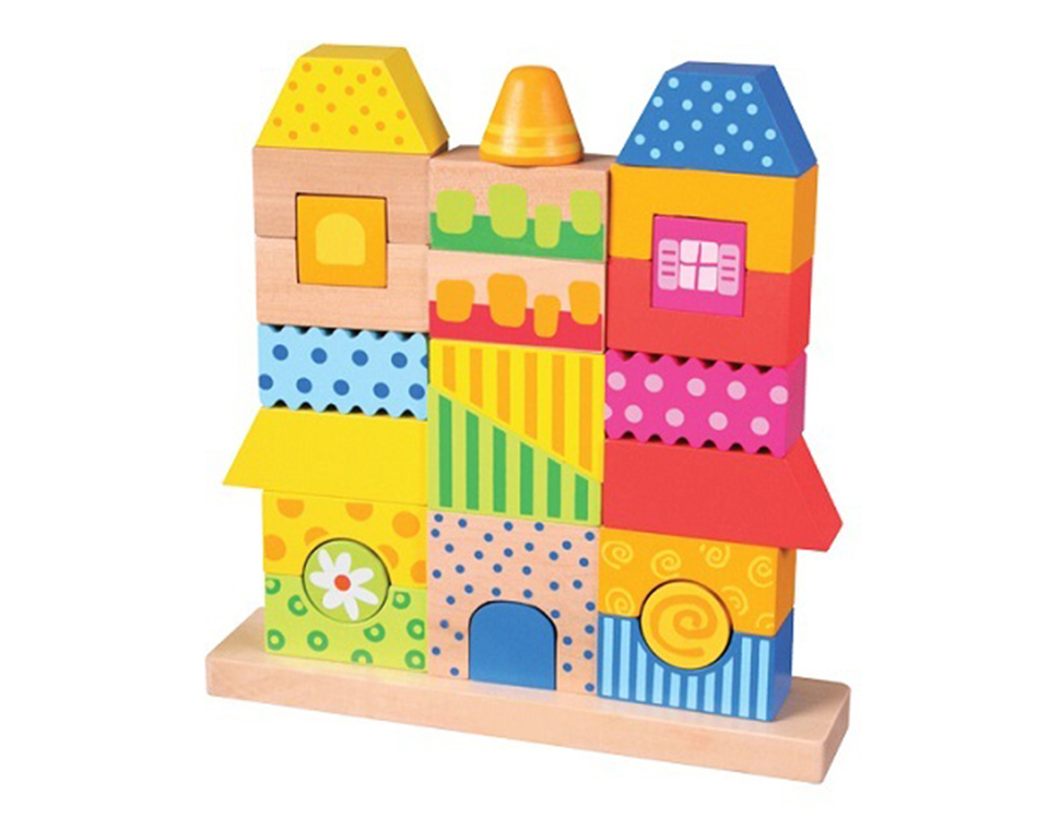 השחלת צורה בית Pit Toys השחלת צורה בית Pit Toys