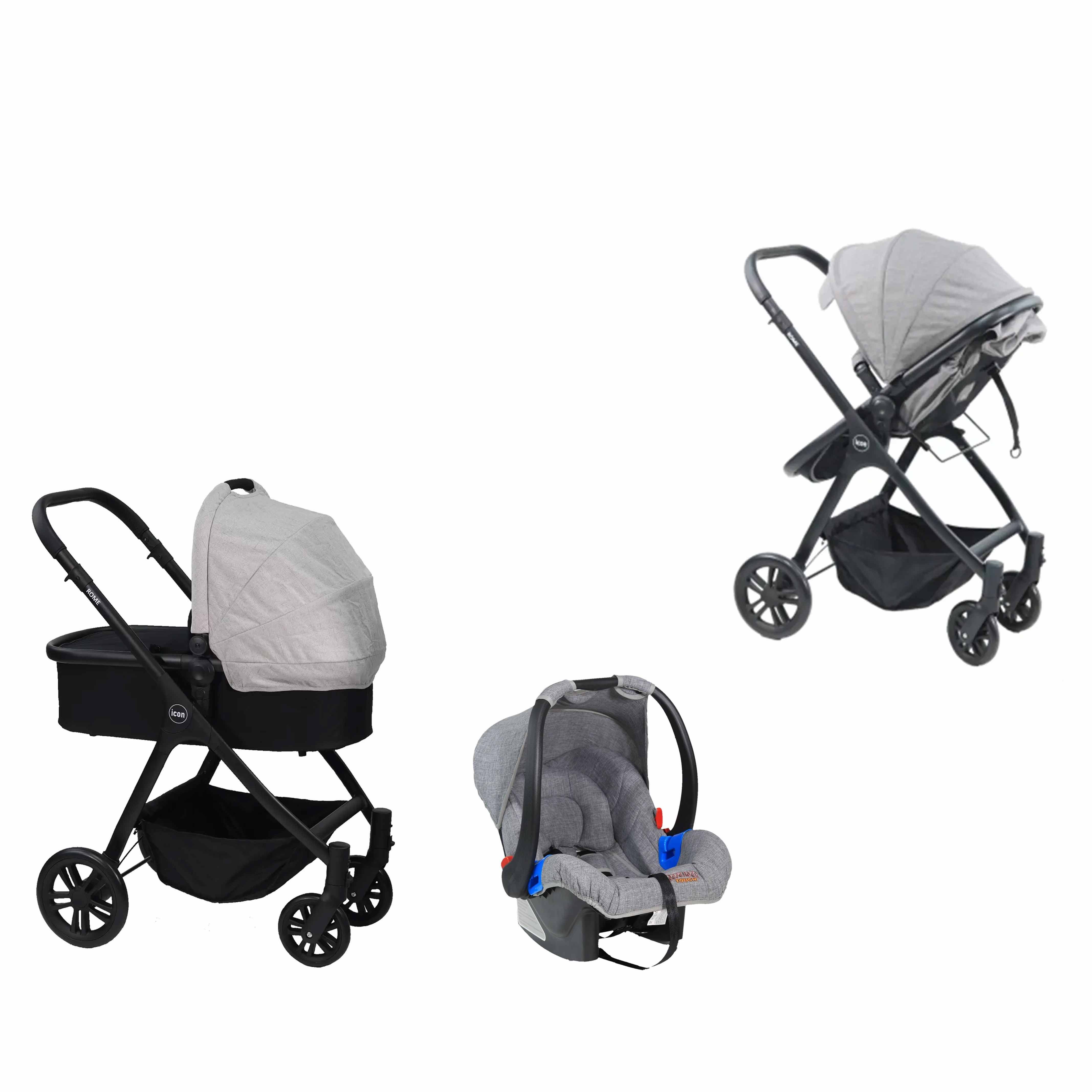 עגלה  משולבת 3 חלקים דגם ROMA  עגלה  משולבת 3 חלקים דגם ROMA