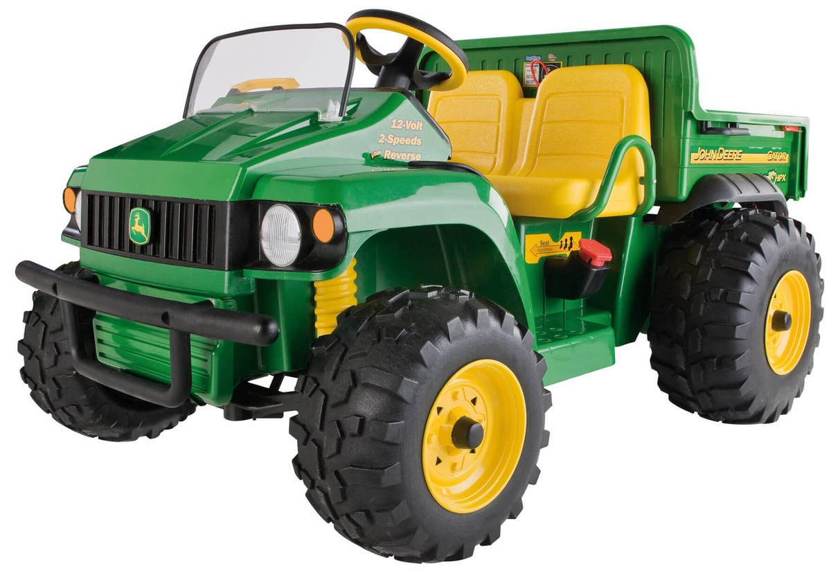 טרקטור ממונע לילדים דגם  - ג'ון דיר גאטור 12V Peg perego