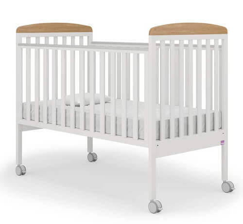 מיטת תינוק דגם אריא - לבן / אלון רהיטי סגל מיטת תינוק דגם אריא - לבן / אלון רהיטי סגל