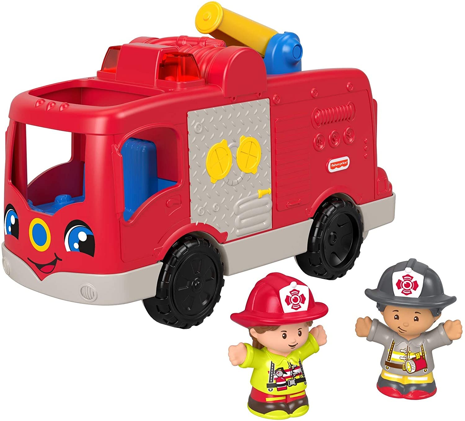 כבאית מנגנת שני כבאים פישר פרייס Fisher Price כבאית מנגנת שני כבאים פישר פרייס Fisher Price