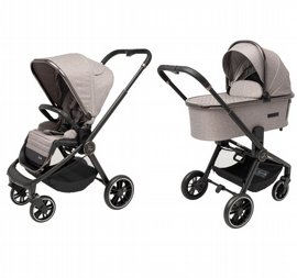 עגלת CIELO PL BLACK CHROME 2022 - אפור ידית שחורה