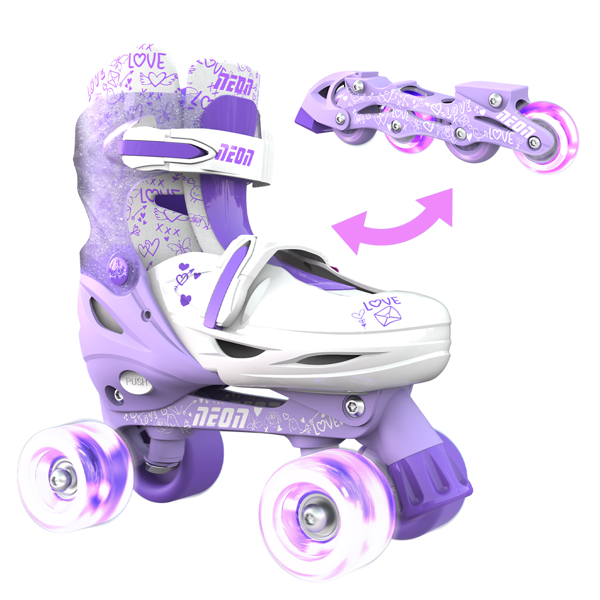 ����� ������ 2 � 1 ������ ����� ������ �� ����� PU ������ - ���� neon