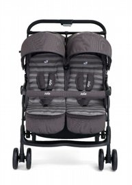 עגלת תאומים/אחים קלה במיוחד Aire Twin אייר טווין - Dark Pewter אפור - ג'ואי