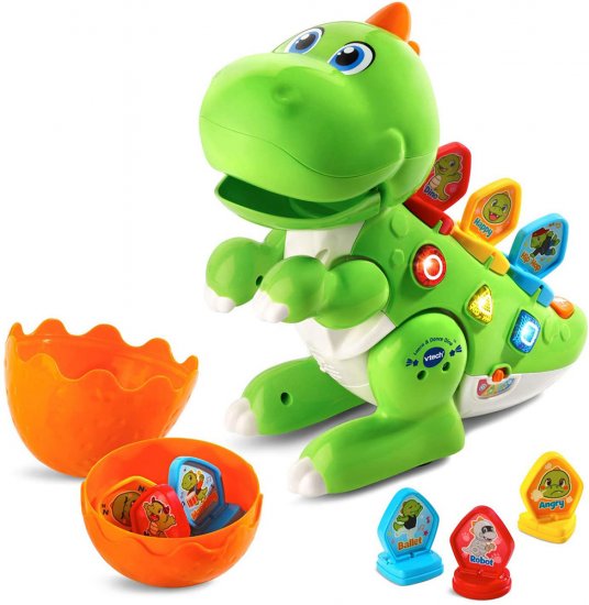 דינוזאור רוקד ולומד מבית VTech - בצבע ירוק דינוזאור רוקד ולומד מבית VTech - בצבע ירוק