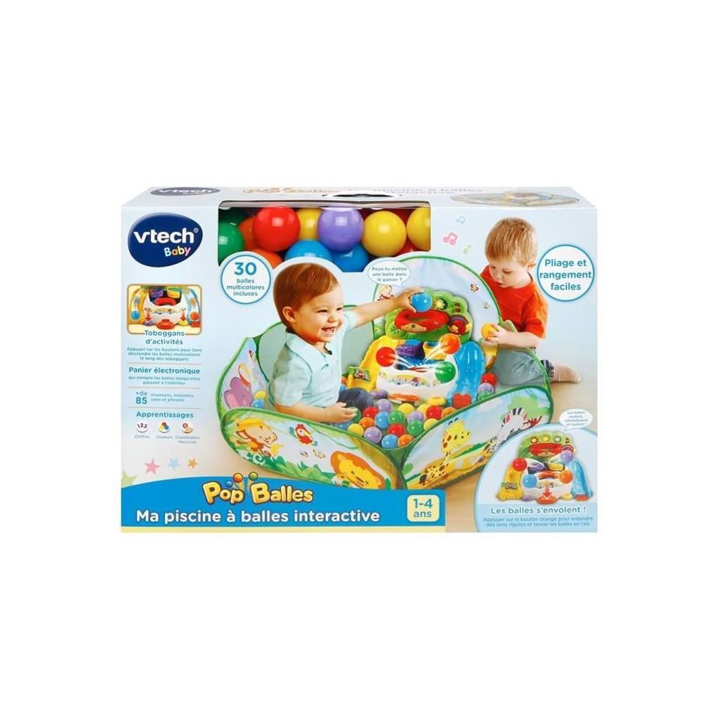 בריכת כדורים אינטרקטיבית מנגנת ומאירה עם 30 כדורים צבעוניים - Vtech בריכת כדורים אינטרקטיבית מנגנת ומאירה עם 30 כדורים צבעוניים - Vtech
