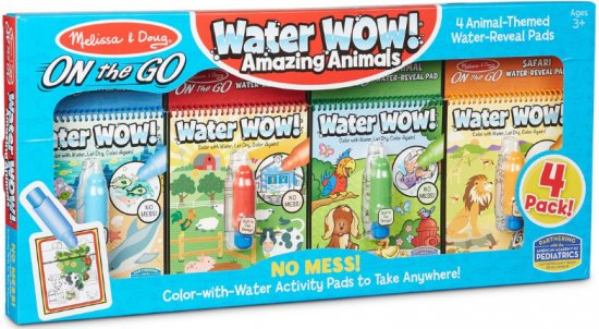 מארז חוברות פעילות חיות מדהימות - Water Wow! מבית Melissa & Doug מארז חוברות פעילות חיות מדהימות - Water Wow! מבית Melissa & Doug