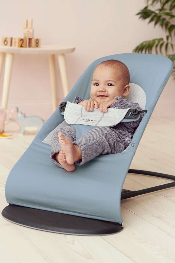 ��������� ������ Baby Bouncer ����� - ����/���� Blue/Grey