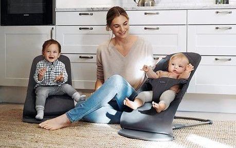 ��������� ������ Baby Bouncer ����� - ���� ���/���� Dark Gray/Gray ����� �����