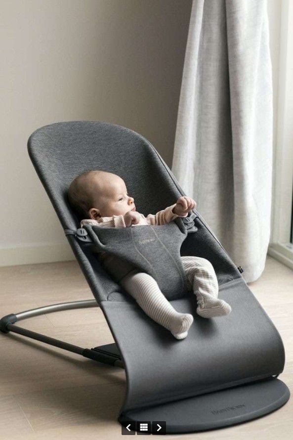 ��������� ������ Baby Bouncer ����� ���� 3D- ���� ��� 3D Charcoal Grey ����� �����