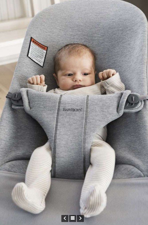 ��������� ������ Baby Bouncer ����� ���� 3D- ���� ��� 3D Charcoal Grey ����� �����