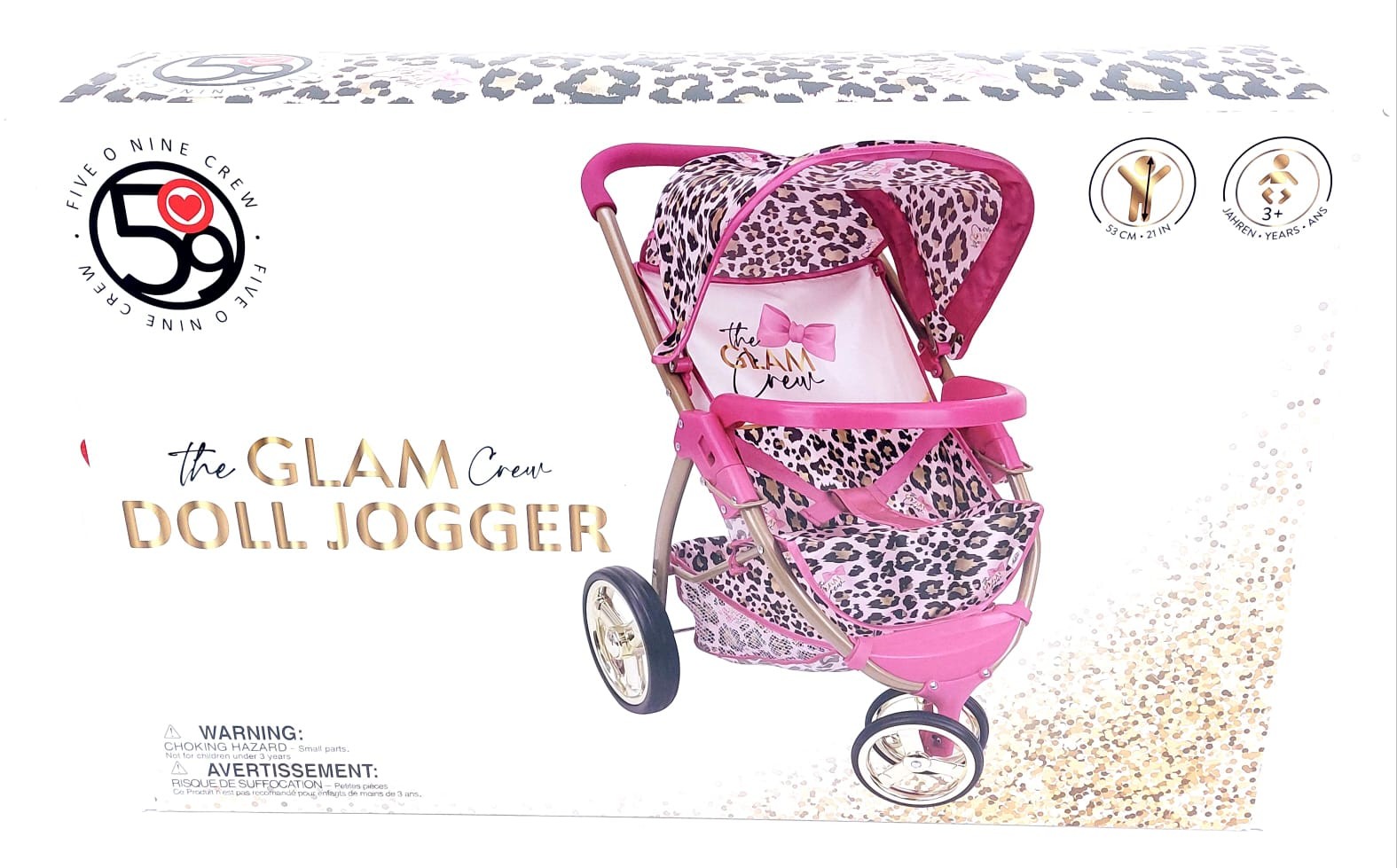 GLAM – עגלה לבובה פנדי GLAM – עגלה לבובה פנדי