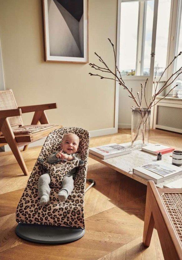 ��������� ������ Baby Bouncer ����� ���� - ������ ������ Beige/Leopard ����� �����