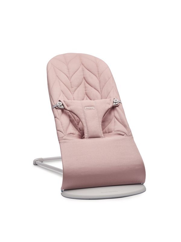 טרמפולינה לתינוק Baby Bouncer כותנה עלי כותרת - ורוד Dusty pink - בייבי ביורן טרמפולינה לתינוק Baby Bouncer כותנה עלי כותרת - ורוד Dusty pink - בייבי ביורן