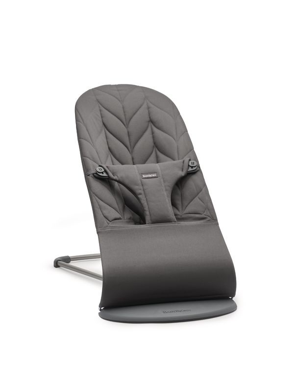 טרמפולינה לתינוק Baby Bouncer כותנה עלי כותרת - אבן פחם Anthracite בייבי ביורן טרמפולינה לתינוק Baby Bouncer כותנה עלי כותרת - אבן פחם Anthracite בייבי ביורן