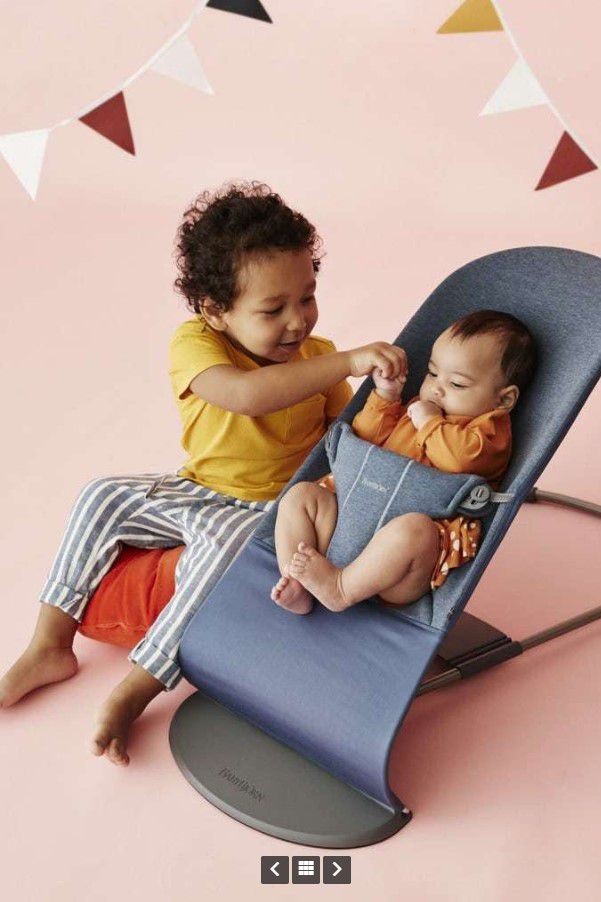 ��������� ������ Baby Bouncer ����� ���� 3D- ���� ��� 3D Charcoal Grey ����� �����