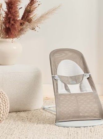 ��������� ������ Baby Bouncer �� ���� Mesh - ��/��� Grey Beige/White ����� �����