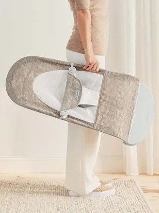 ��������� ������ Baby Bouncer �� ���� Mesh - ��/��� Grey Beige/White ����� �����