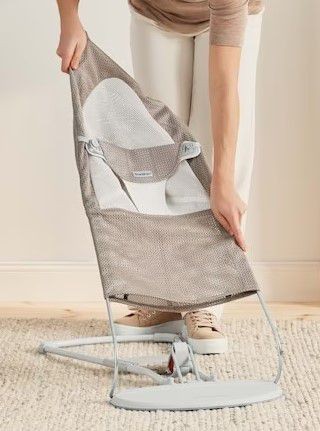 ��������� ������ Baby Bouncer �� ���� Mesh - ��/��� Grey Beige/White ����� �����