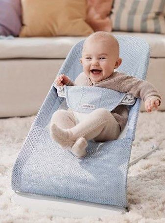  ������� ���: 1% ���������� ������ Baby Bouncer �� ���� Mesh - ���� �����/��� Sky Blue/White ����� �����