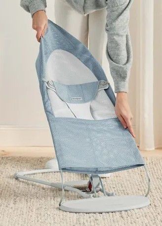  ������� ���: 1% ���������� ������ Baby Bouncer �� ���� Mesh - ���� �����/��� Sky Blue/White ����� �����