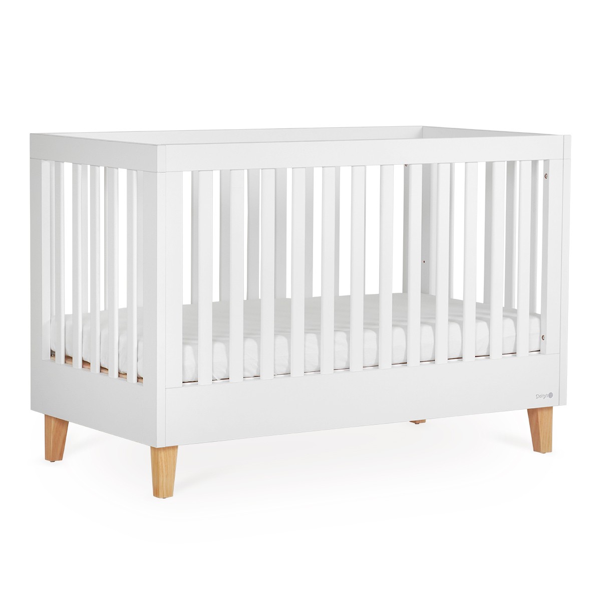 ���� ����� ����� ���/�� � Valley� Baby Bed White/Wood 127�63 cm
