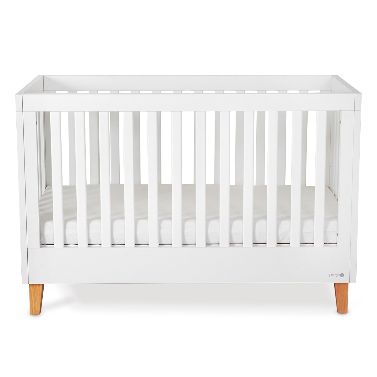���� ����� ����� ���/�� � Valley� Baby Bed White/Wood 127�63 cm