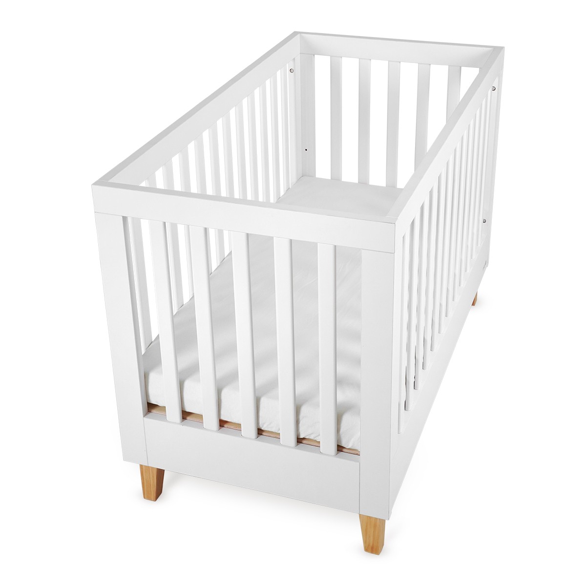 ���� ����� ����� ���/�� � Valley� Baby Bed White/Wood 127�63 cm