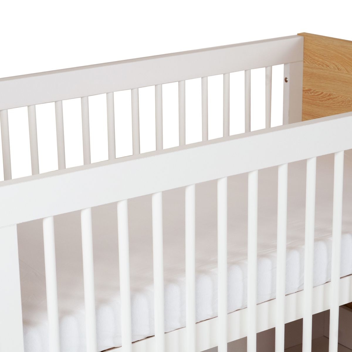 ���� ����� ���� ���/�� � Corry� Baby Bed White/Wood 130�70 cm