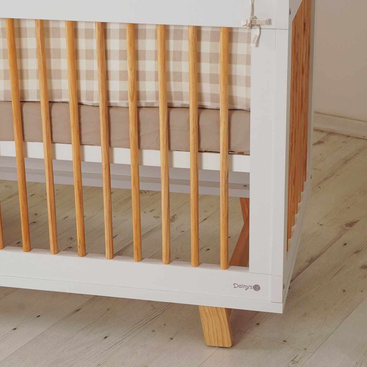 ���� ����� ���� ���/�� � Moly� Baby Bed White/Wood 120�60 cm