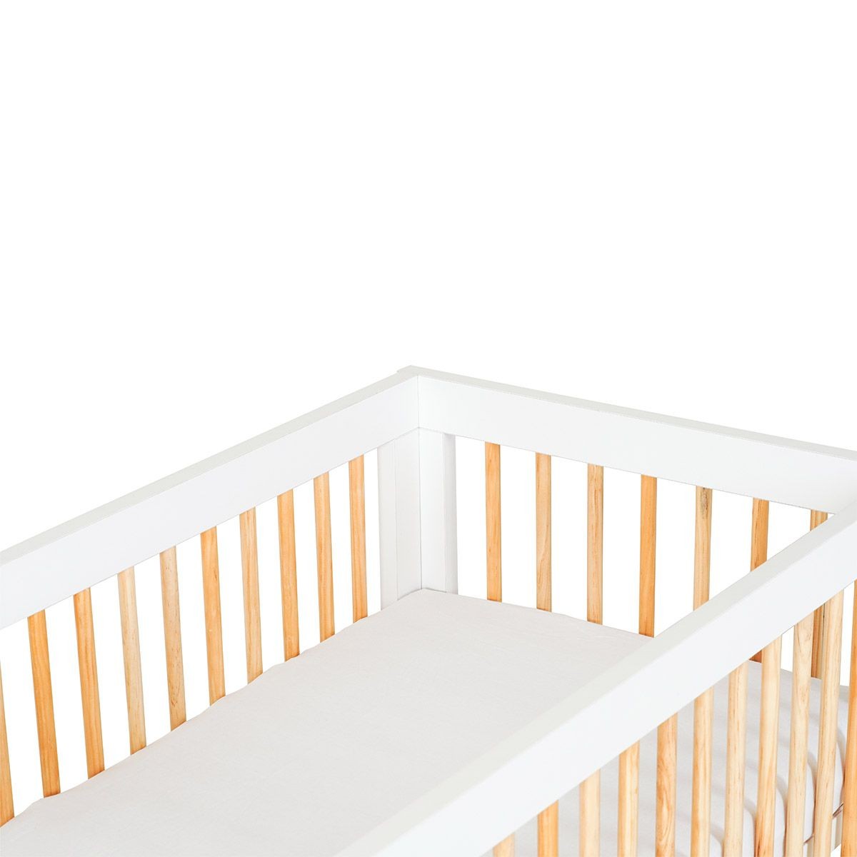 ���� ����� ���� ���/�� � Moly� Baby Bed White/Wood 120�60 cm