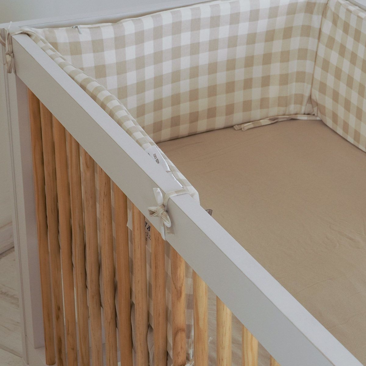 ���� ����� ���� ���/�� � Moly� Baby Bed White/Wood 120�60 cm