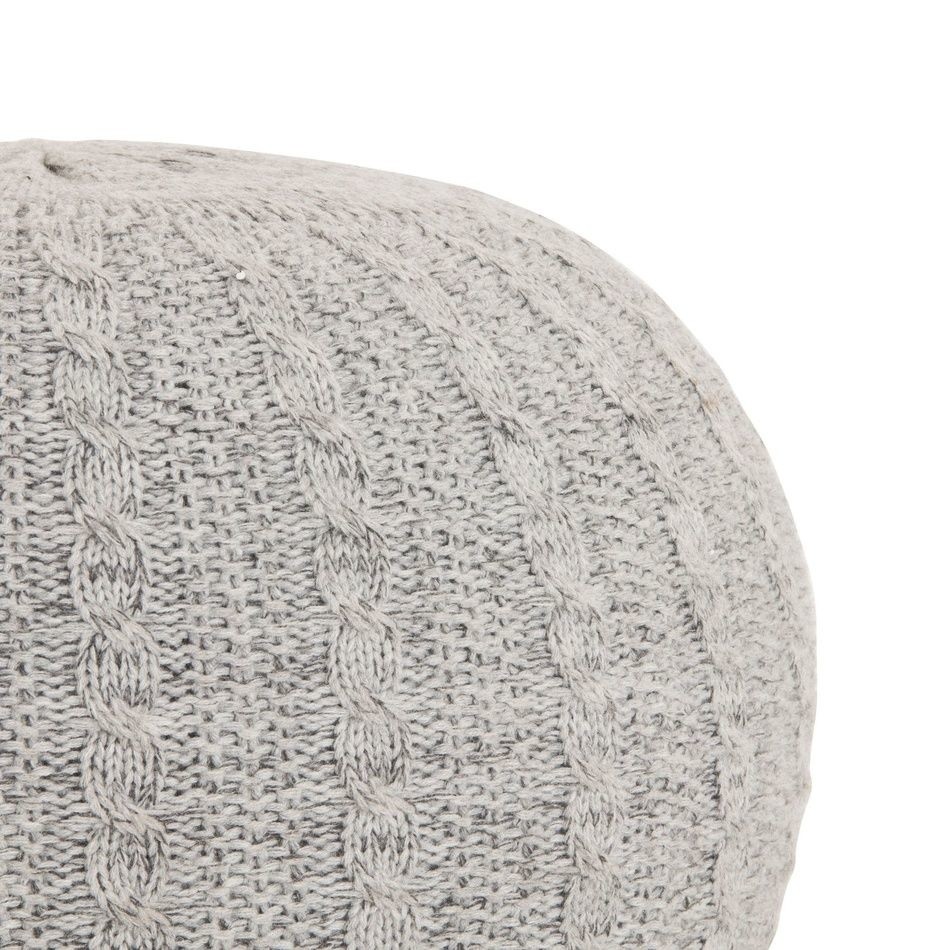 ���� ���-Knitted pouffe