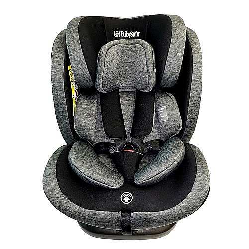 כיסא בטיחות בתקן I-SIZE המחמיר מסתובב 360º מבית BabySafe (אפור) כיסא בטיחות בתקן I-SIZE המחמיר מסתובב 360º מבית BabySafe (אפור)