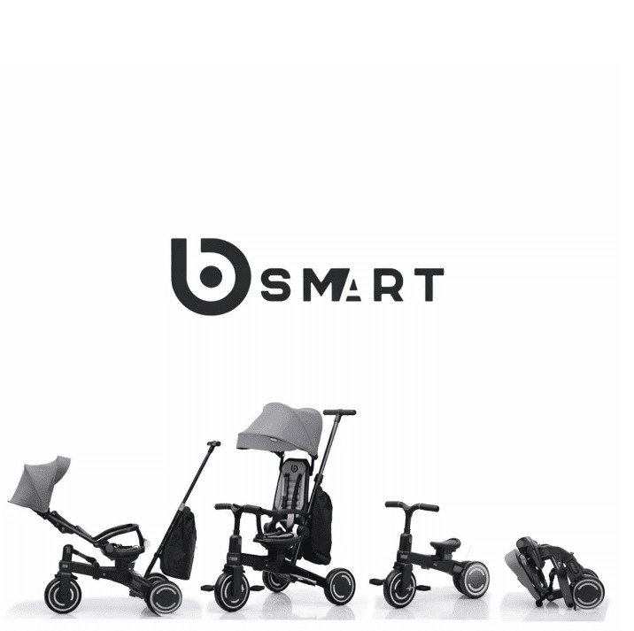 תלת אופן חדשי 5 ב1 דו כיווני מתקפל - מבית ביסמרט BSMART תלת אופן חדשי 5 ב1 דו כיווני מתקפל - מבית ביסמרט BSMART