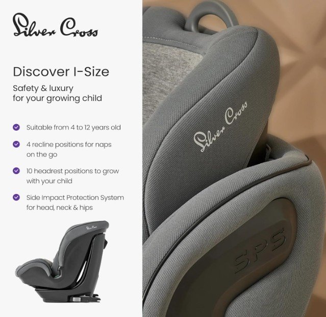 ���� ������ ����� Silver Cross Discover i-Size � ���� ������ �������� ������ 4 �� 12 ���� ���� ����� ���� �������