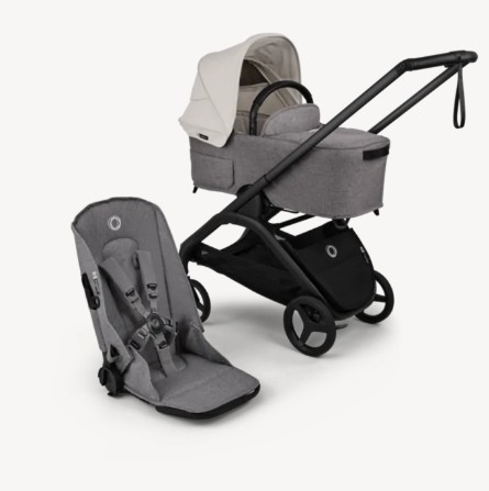 בוגבו דרגונפליי פלוס-Bugaboo Dragonfly Plus-בדים אפור מלאנג', גגון חול מדבר בוגבו דרגונפליי פלוס-Bugaboo Dragonfly Plus-בדים אפור מלאנג', גגון חול מדבר