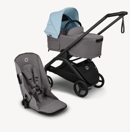 בוגבו דרגונפליי פלוס-Bugaboo Dragonfly Plus- בדים אפור מלאנג', גגון ירוק יער בוגבו דרגונפליי פלוס-Bugaboo Dragonfly Plus- בדים אפור מלאנג', גגון ירוק יער