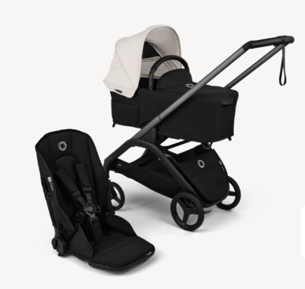 בוגבו דרגונפליי פלוס-Bugaboo Dragonfly Plus- שלד גרפיט בדים שחורים, גגון חול מדבר בוגבו דרגונפליי פלוס-Bugaboo Dragonfly Plus- שלד גרפיט בדים שחורים, גגון חול מדבר