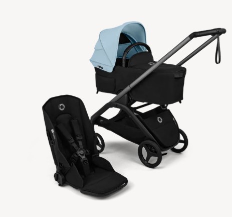 בוגבו דרגונפליי פלוס-Bugaboo Dragonfly Plus- שלד גרפיט בדים שחורים, גגון ירוק יער בוגבו דרגונפליי פלוס-Bugaboo Dragonfly Plus- שלד גרפיט בדים שחורים, גגון ירוק יער